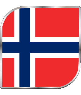 Square Norway Europe Flags 