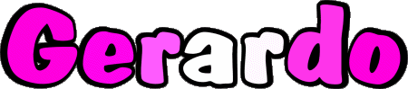 Gerardo G MASCULIN - Italie Prénoms 