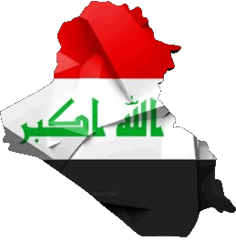 Map Iraq Asia Flags 