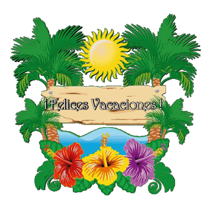 24 Sfondo trasparente Felices Vacaciones Spagnolo Messagi 