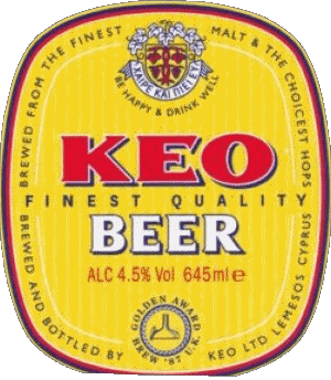 Keo Chypre Bières Boissons 