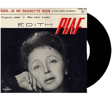 Non je ne regrette rien - Les mots d'amour - Toujours aimer - Mon vieux Lucien-Non je ne regrette rien - Les mots d'amour - Toujours aimer - Mon vieux Lucien Edith Piaf Compilación de 60' Francia Música Multimedia 