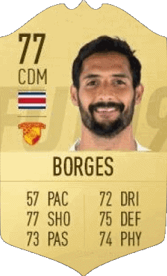 Celso Borges Costa Rica F I F A - Karten Spieler Videospiele Multimedia 