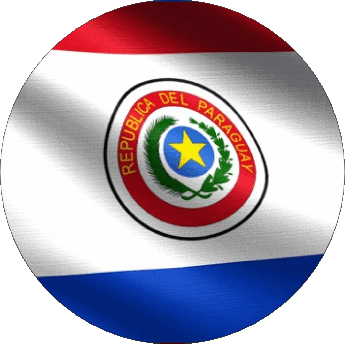 Tondo Paraguay America Bandiere 