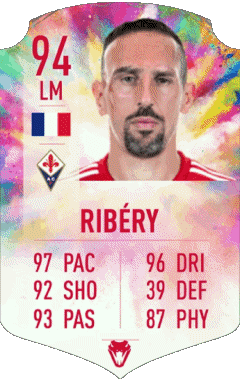 Franck Ribéry France F I F A - Card Players Video Games Multi Media 