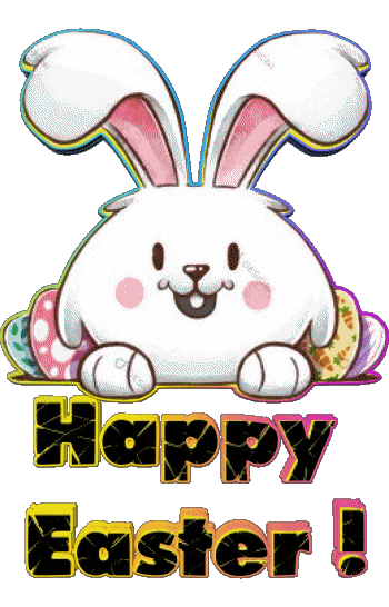 01 Happy Easter Anglais Messages 