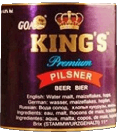 King's-Ggoa India Cervezas Bebidas 