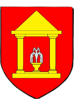 Blazon-Blazon NERIS LES BAINS 03 Departments - Cities France Flags 