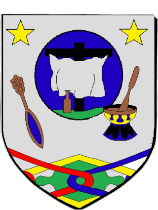 Blasón-Blasón APATOU 973 Departamentos - Ciudades Francia Banderas 