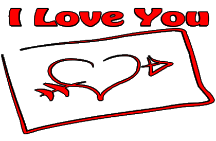 Coeur I Love You Anglais Messages 