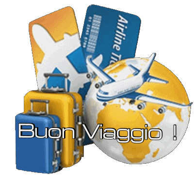 05 Transparent Background Buon Viaggio Italian Messages 