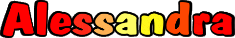 Alessandra A FEMENINO - Italia Nombre 