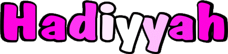 Hadiyyah H FEMININ - Maghreb Musulman Prénoms 