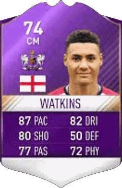 Ollie Watkins Inghilterra F I F A - Giocatori carte Videogiochi Multimedia 
