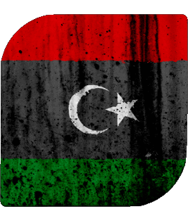 Carré Libye Afrique Drapeaux 