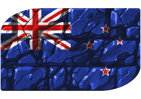 Rettangolo Nuova Zelanda Oceania Bandiere 