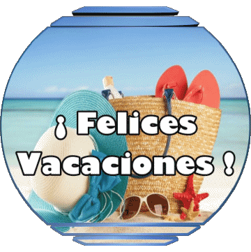 02 Fondo transparente Felices Vacaciones Español Mensajes 