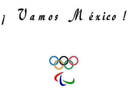 Juegos Olímpicos Vamos México Spagnolo Messagi 