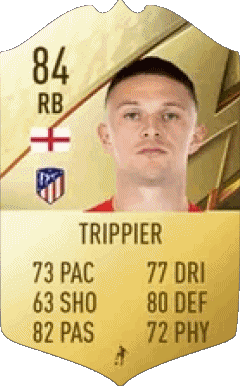 Kieran Trippier Angleterre F I F A - Jugadores  cartas Vídeo Juegos Multimedia 