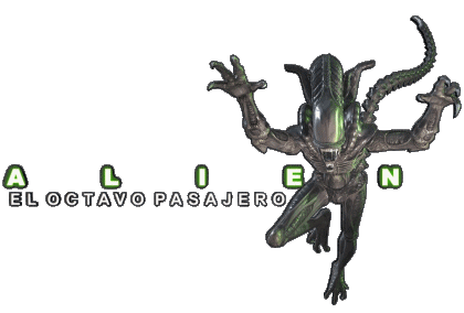 Spanisches Logo (El Octavo Pasajero) Alien V International Multimedia 