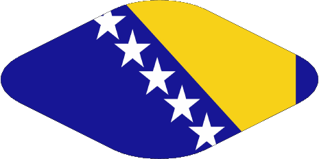 Diverso Bosnia herzegovina Europa Banderas 