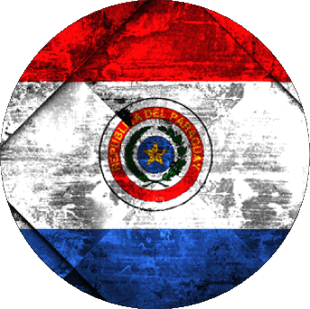 Rond Paraguay Amériques Drapeaux 