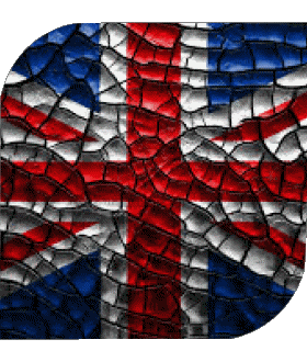 Square UK Europe Flags 