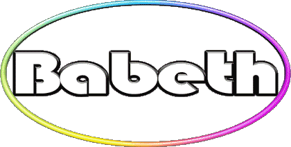 Babeth B WEIBLICH - Frankreich Vorname 