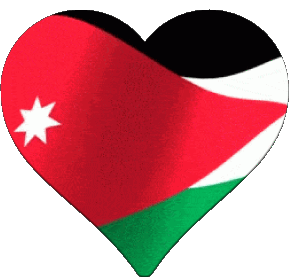 Heart Jordan Asia Flags 