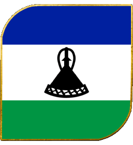 Platz Lesotho Afrika Fahnen 