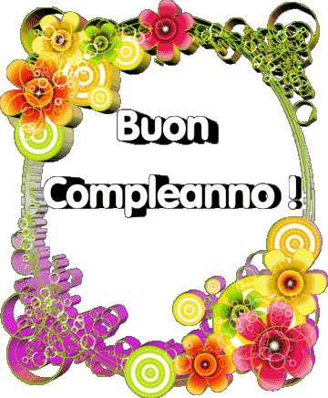 013 Fond Transparent Floreale Buon Compleanno Italien Messages 