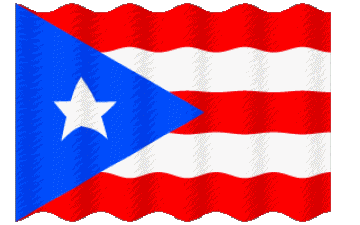 Welligkeit Puerto Rico Amerika Fahnen 