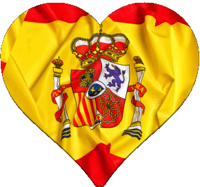 Corazón España Europa Banderas 