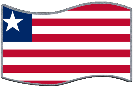 Rectangle Libéria Afrique Drapeaux 