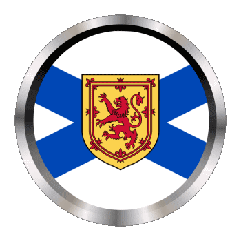 Rond - Anneaux Ecosse Europe Drapeaux 