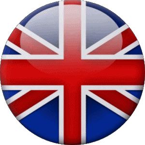 Round UK Europe Flags 