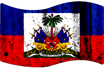 Rettangolo Haiti America Bandiere 