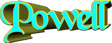 Powell P MANN - UK - USA - IRL - AUS - NZ Vorname 