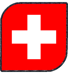 Square Swiss Europe Flags 