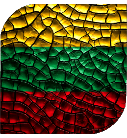 Square Lithuania Europe Flags 