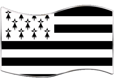 Rectangle Brittany Regions France Flags 