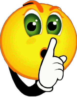 Shhh - Stille Emoticons Nachrichten 