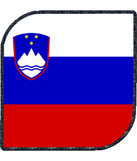 Square Slovenia Europe Flags 