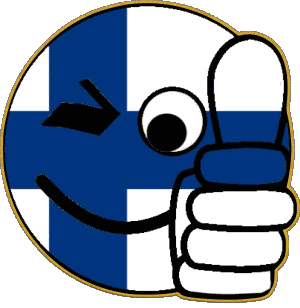 Smiley - OK Finland Europe Flags 
