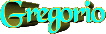 Gregorio G MASCULINE - Italy First Names 