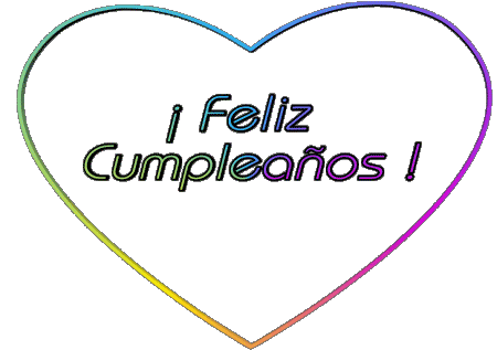 001 Corazón Feliz Cumpleaños Spanish Messages 