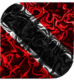 Square Trinité et Tobago America Flags 