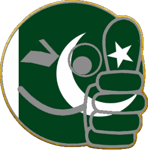 Smiley - OK Pakistan Asia Flags 
