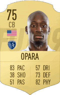 Ike Opara U S A F I F A - Giocatori carte Videogiochi Multimedia 