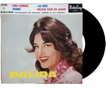 Luna caprese - J'ai révé - Adonis - Mélodie pour un amour-Luna caprese - J'ai révé - Adonis - Mélodie pour un amour Dalida 60' France Compilation Music Multi Media 